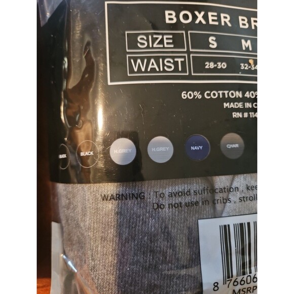 New Urban Edge Men's (2) 6 Packs Boxer Briefs Assorted Colors  Size Small - Picture 6 of 6
